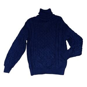 Arancrafts Cable Knit Wool Sweater Fisherman